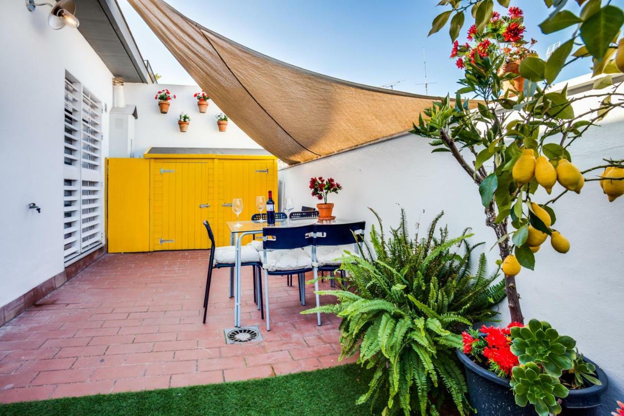 Encantador Atico Con Terraza Sevilla Exterior foto